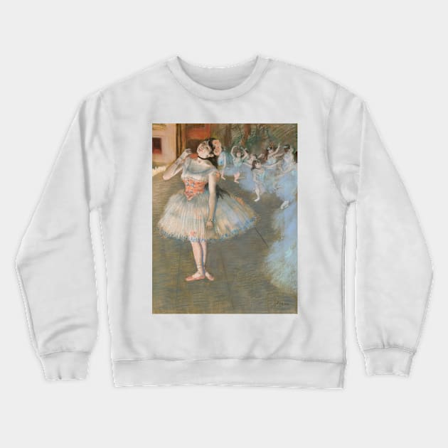 The Star by Edgar Degas Crewneck Sweatshirt by Classic Art Stall